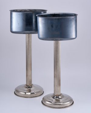 213/1210 Paar Stand-Sektkühler, Christoph Widmann Ende 20. Jh.