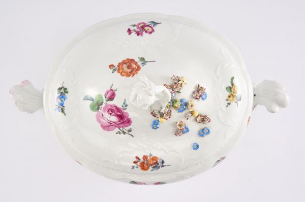 214/566 Terrine auf Unterschale, Meissen Marcolini (1774 - 1813) – Bild 7