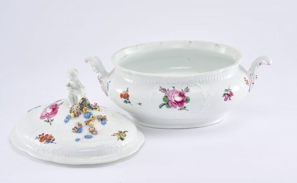 214/566 Terrine auf Unterschale, Meissen Marcolini (1774 - 1813) – Bild 2