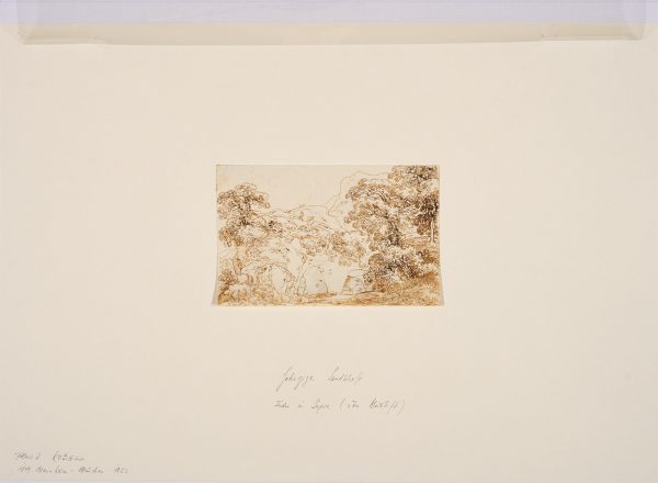 213/371: 2 Sepiafederzeichnungen Franz Kobell – Bild 4