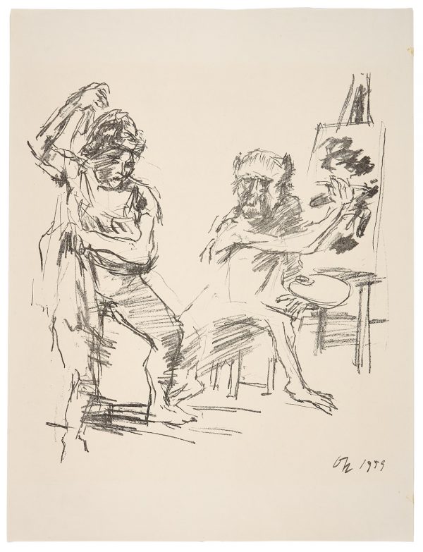 213/204: Konvolut 3 Lithographien Ludwig Meidner – Bild 2