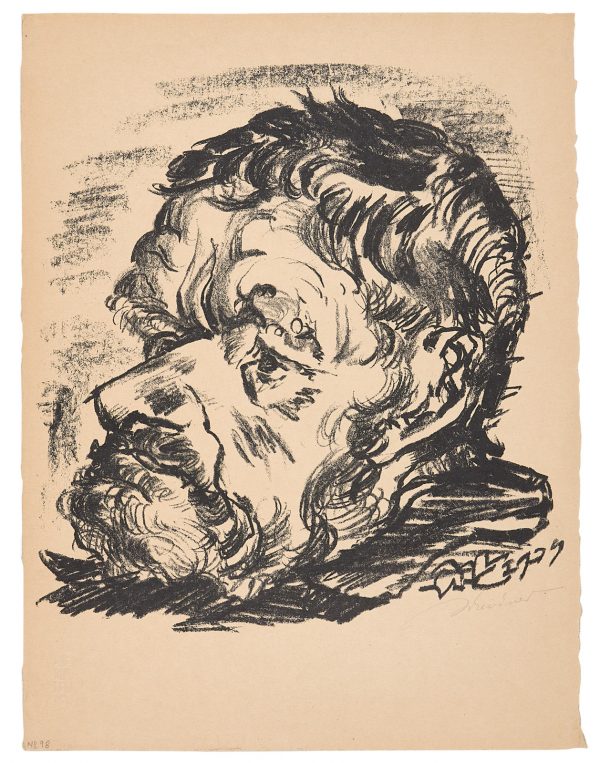 213/204: Konvolut 3 Lithographien Ludwig Meidner – Bild 4