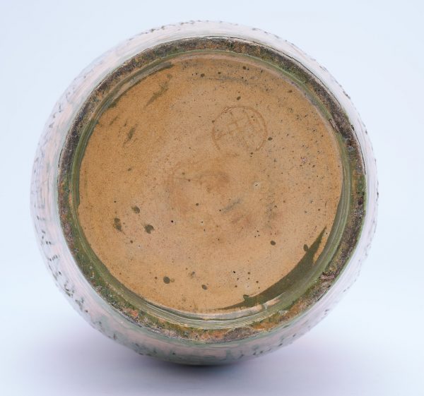 213/681: Gr. Vase "Sonnenblumen", Jugendstil, wohl deutsch um 1900 – Bild 6