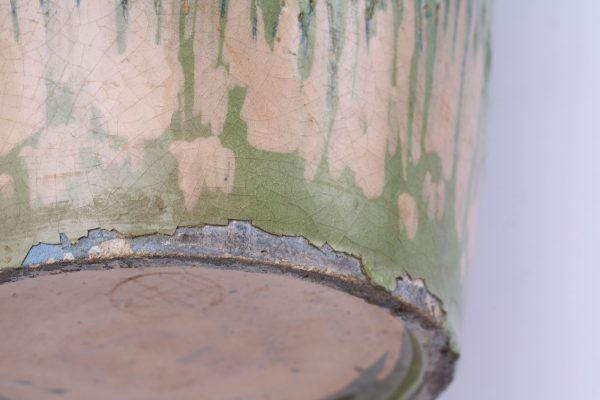 213/681: Gr. Vase "Sonnenblumen", Jugendstil, wohl deutsch um 1900 – Bild 7