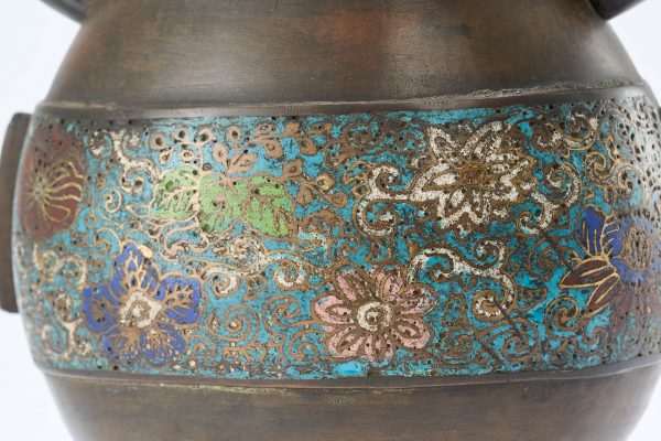 213/1188 Henkelvase, China wohl 19. Jh. – Bild 4