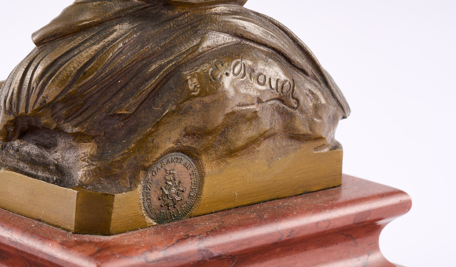 213/464: Kl. Bronze Edouard Drouot – Bild 5