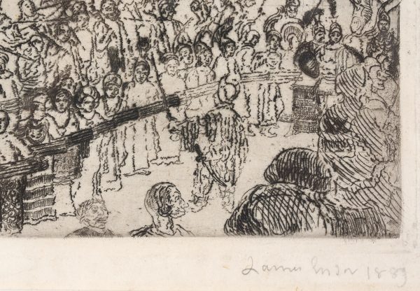 213/182: Radierung James Ensor – Bild 3
