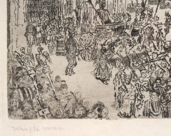213/182: Radierung James Ensor – Bild 4