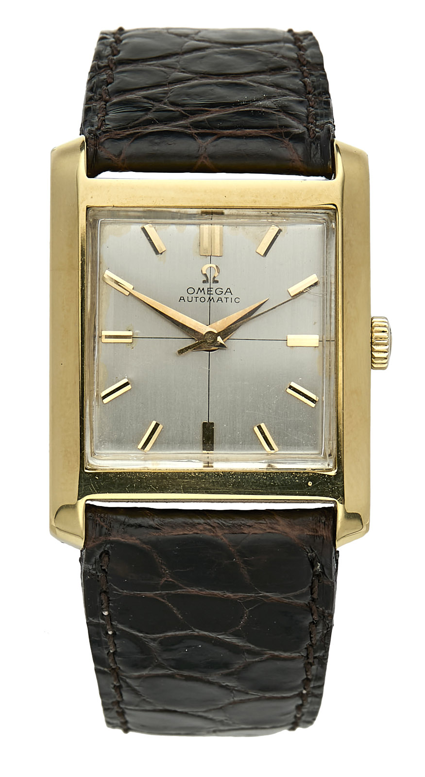 213/1066: Herrenarmbanduhr Omega Automatic, Schweiz 1960er Jahre