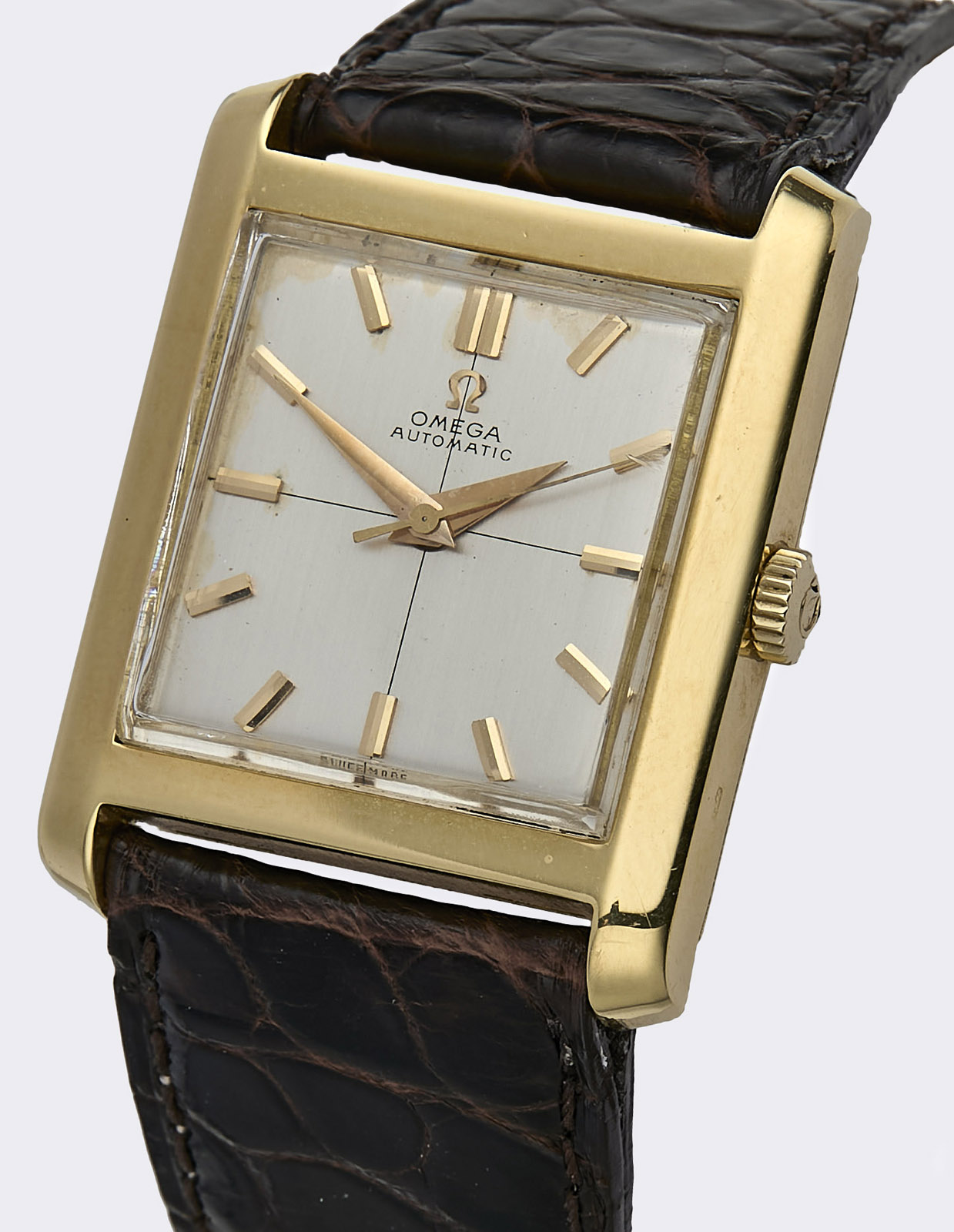 213/1066: Herrenarmbanduhr Omega Automatic, Schweiz 1960er Jahre – Bild 2