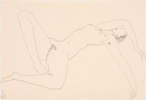 213/131: Bleistiftzeichnung Karl-Heinz Krause