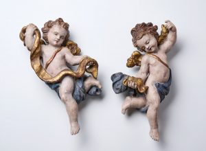 31/2253: Paar Putti, Barock-Stil, wohl Anf. 20. Jh.