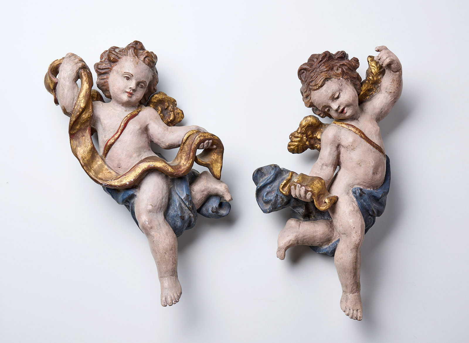 31/2253: Paar Putti, Barock-Stil, wohl Anf. 20. Jh.