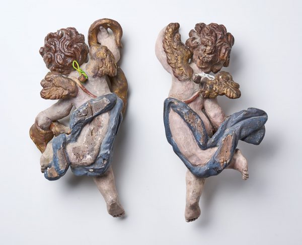 31/2253: Paar Putti, Barock-Stil, wohl Anf. 20. Jh. – Bild 2