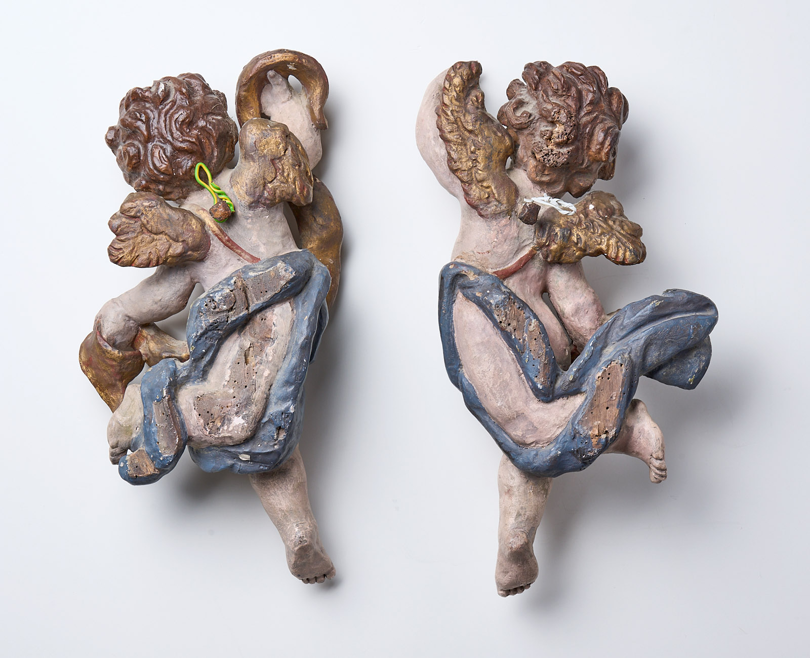 31/2253: Paar Putti, Barock-Stil, wohl Anf. 20. Jh. – Bild 2