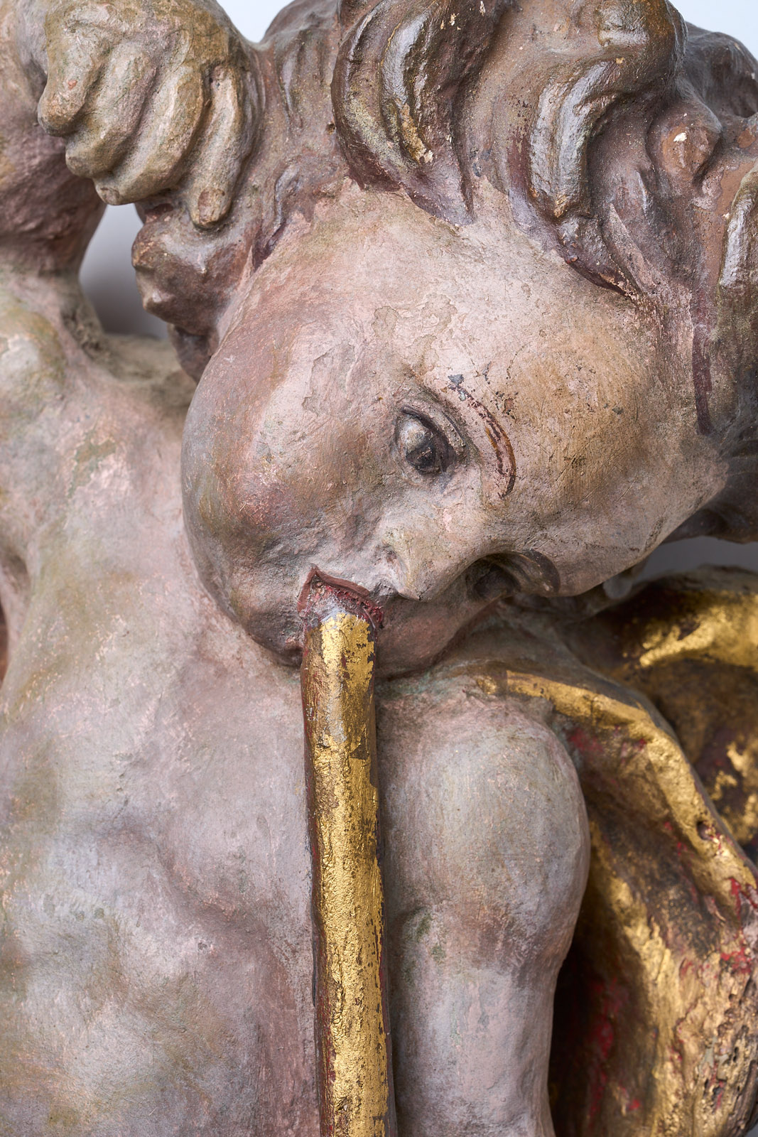 31/2254: Paar musizierende Putti, Barock-Stil, wohl Anf. 20. Jh. – Bild 3