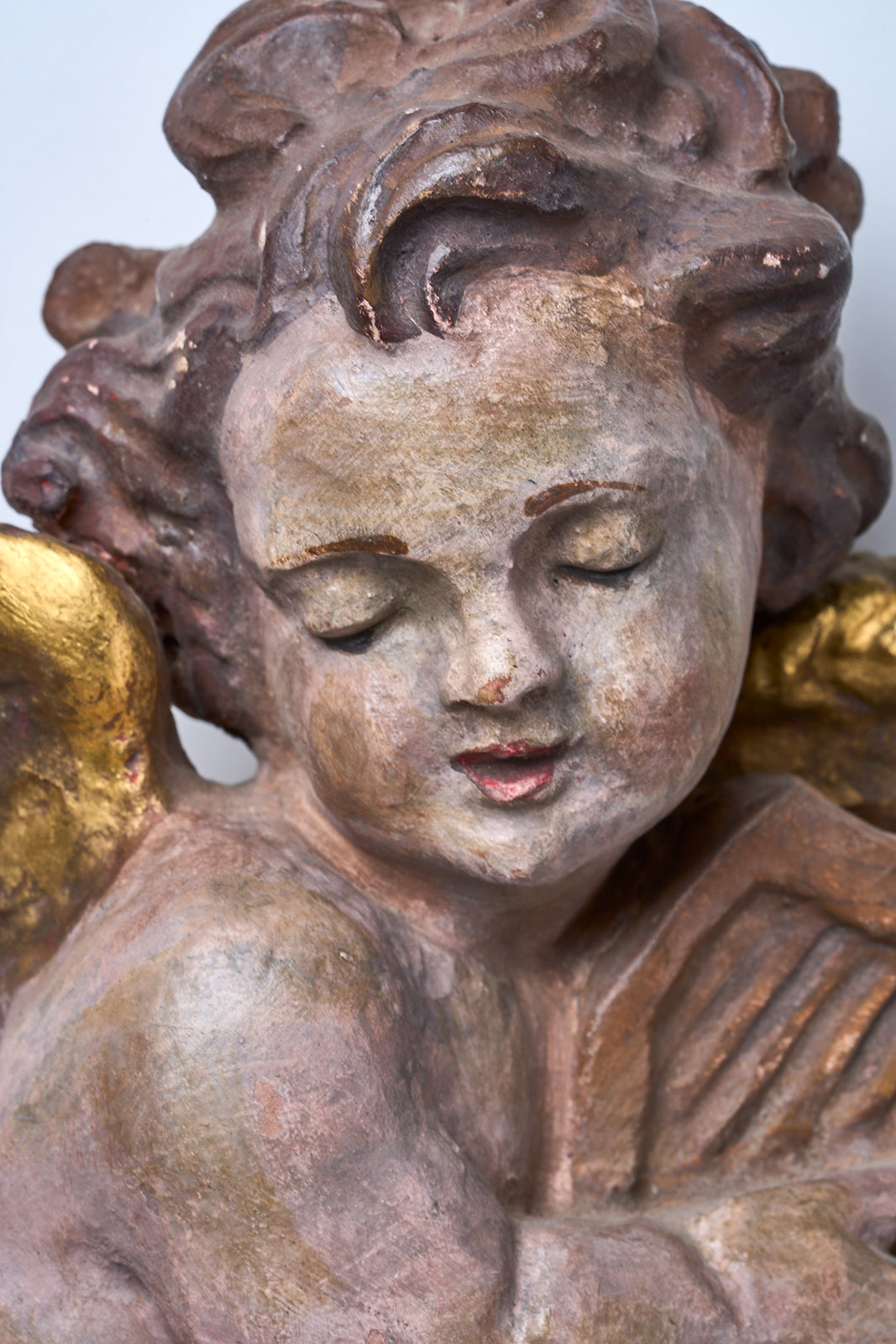 31/2254: Paar musizierende Putti, Barock-Stil, wohl Anf. 20. Jh. – Bild 4