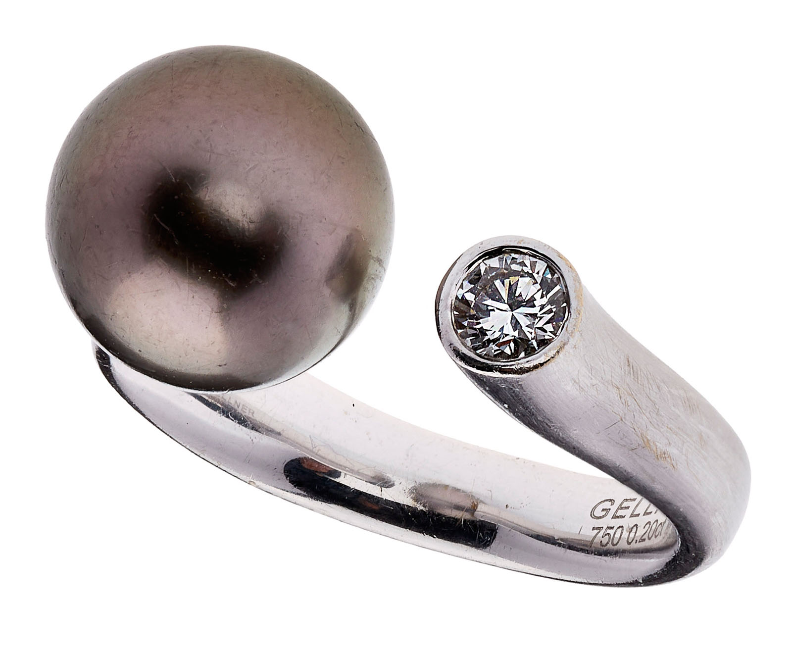 213/1025: Konvolut v. 2 versch. Teilen Perlschmuck, Juw. Gellner u. Juw. Schoeffel – Bild 3