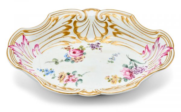 214/573 Ovale Schale, Sèvres-Stil wohl 19. Jh.