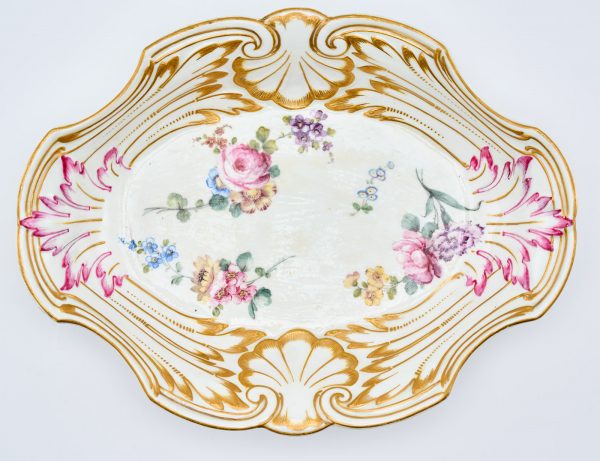 214/573 Ovale Schale, Sèvres-Stil wohl 19. Jh. – Bild 5