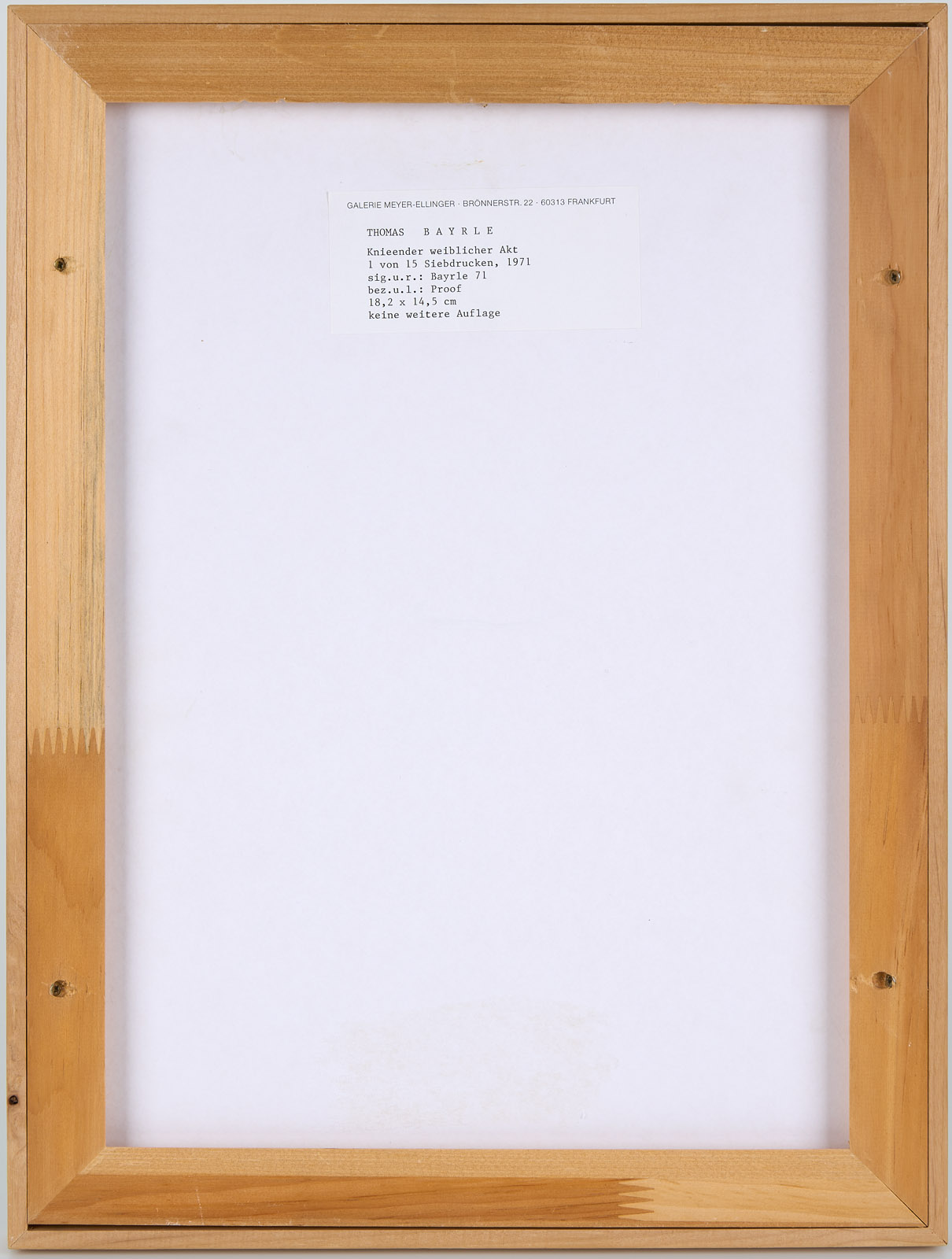 214/37 4 Serigraphien Thomas Bayrle – Bild 5