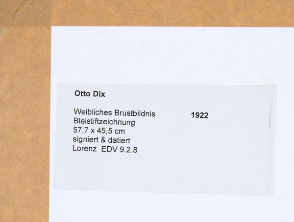 214/133 Zeichnung Otto Dix – Bild 2