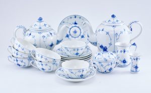 31/2198: Teeservice-Teile für 6 Pers., Bing & Groendahl 2. Hälfte 20. Jh.