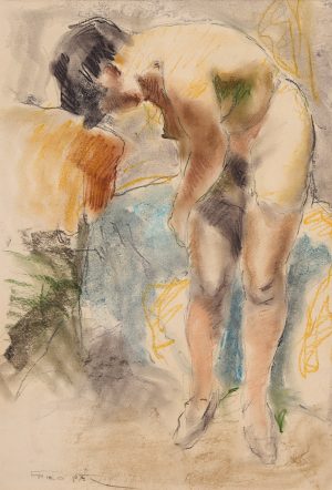 214/271 Aquarell Pál Fried