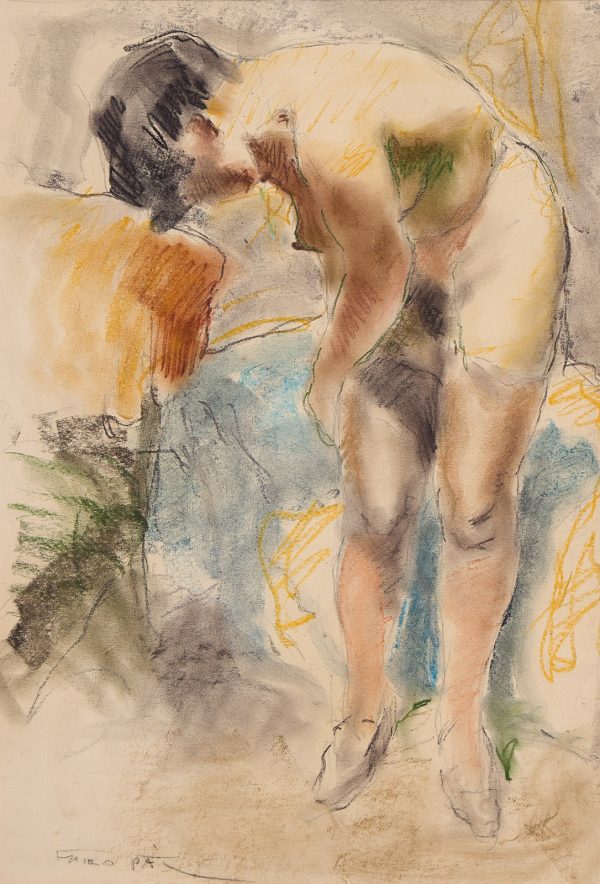 214/271 Aquarell Pál Fried