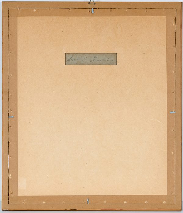 214/283 Bleistiftskizze Genremaler um 1870 – Bild 2