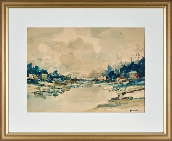214/153 Aquarell über Tusche Albert Saverys – Bild 6