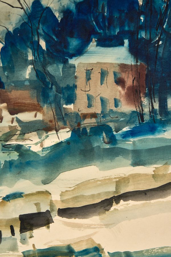 214/153 Aquarell über Tusche Albert Saverys – Bild 5