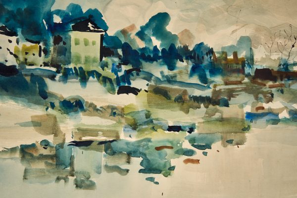 214/153 Aquarell über Tusche Albert Saverys – Bild 4