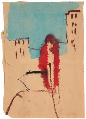 214/2 Kreidezeichnung/Mischtechnik Karl Bohrmann