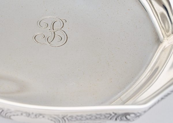 214/682 6-eckige Schale, Tiffany 1. Hälfte 20. Jh. – Bild 6