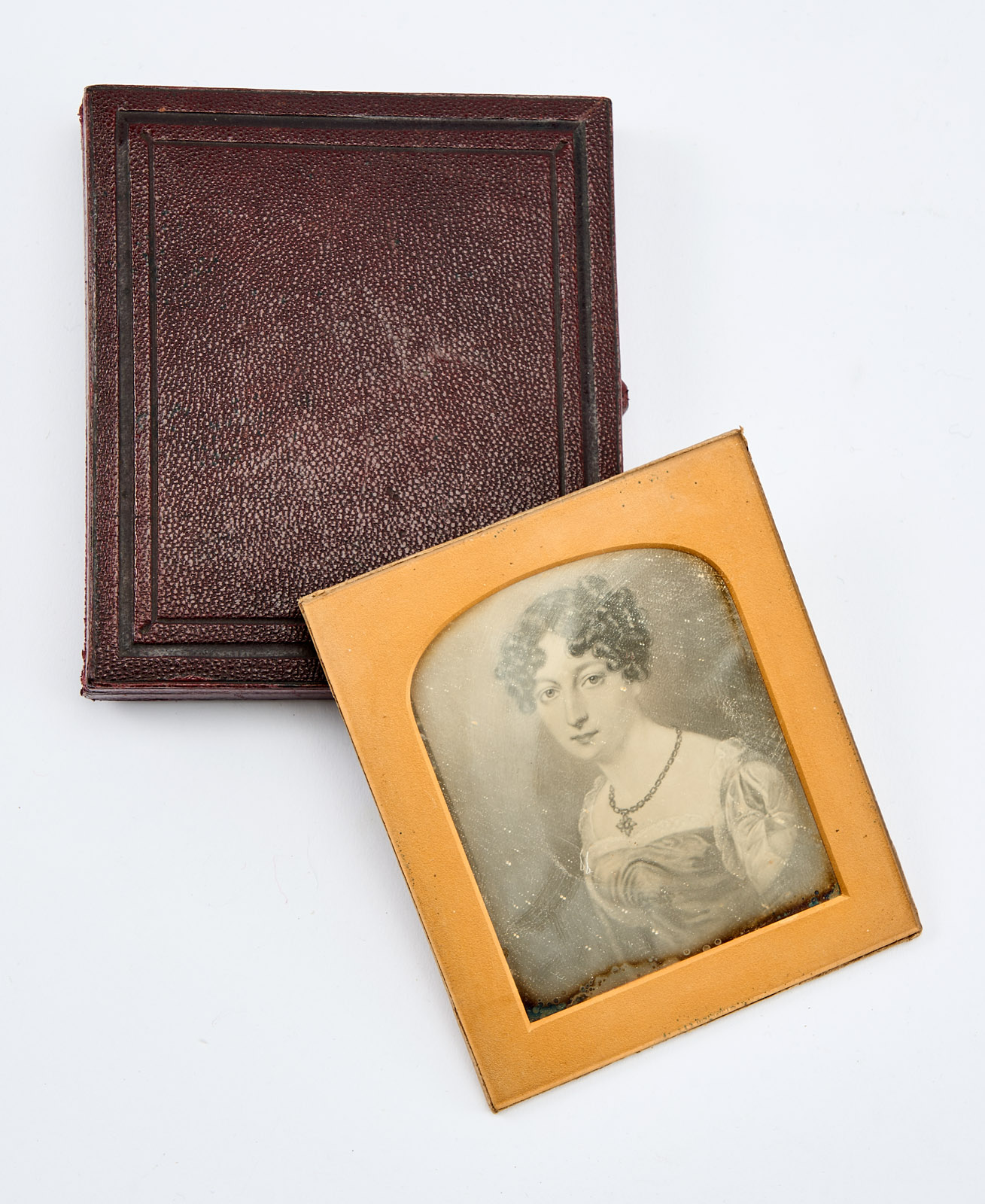214/107 Sammlung von 21 Daguerreotypien, Ambrotypien u. Ferrotypien (Tintypes), – Bild 4