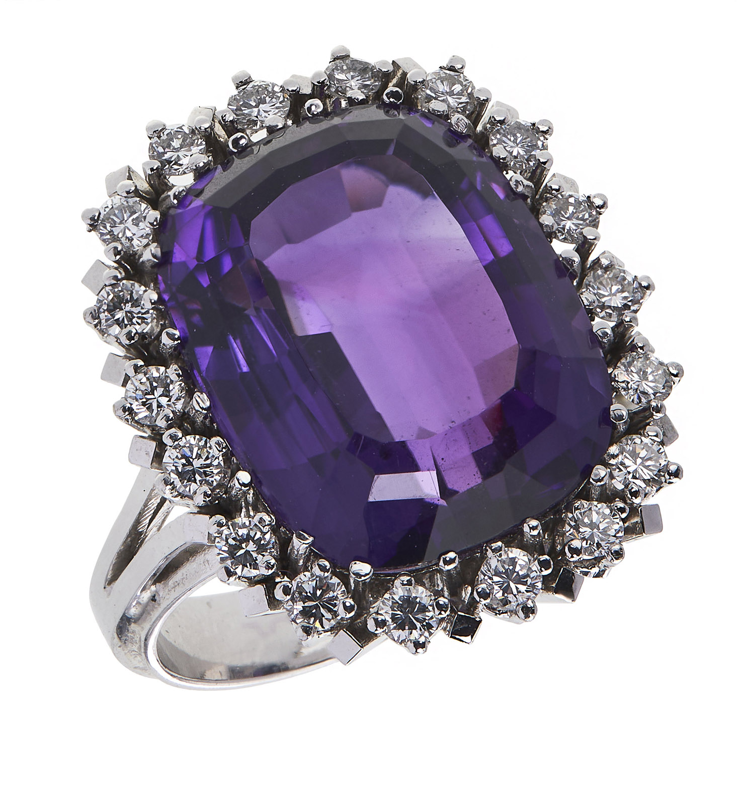 214/767 Amethyst-Brillant-Ring