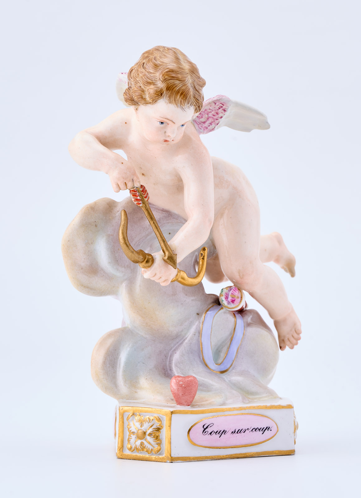 214/653 Devisenkind "Coup sur coup", Meissen um 1870 – Bild 7