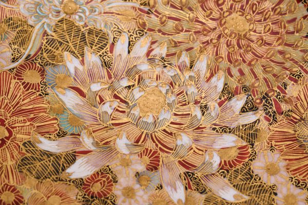 214/920 Kl. vierpaßige Satsuma-Schale, Meji, Japan um 1890 – Bild 4