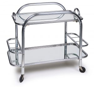 215/433: Art Déco Barwagen, Entw. Robert Mallet  Stevens um 1925, Frankreich