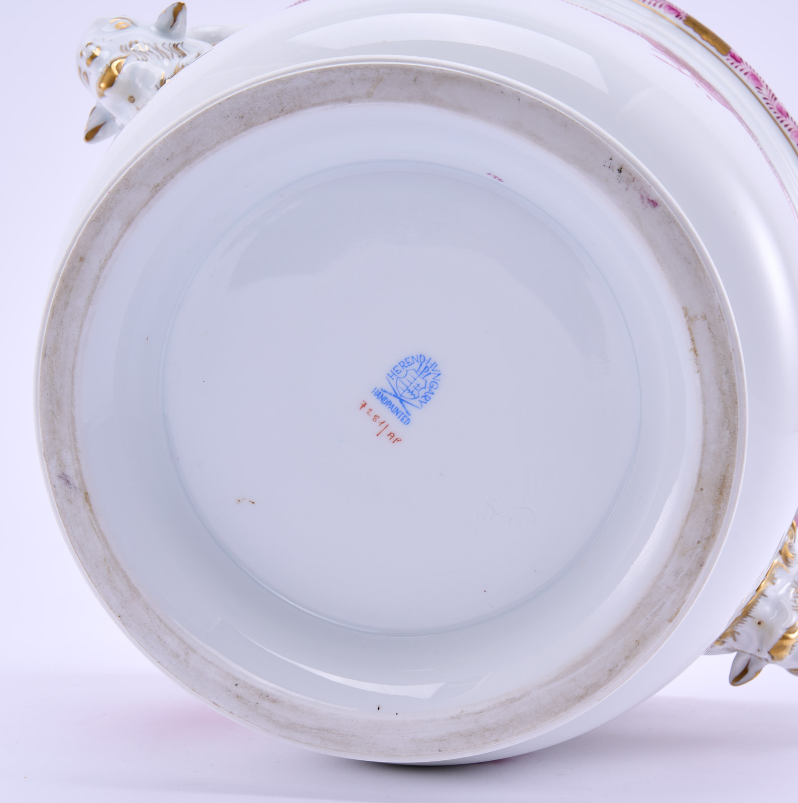 214/634 Gr. Cachepot, Herend 2. Hälfte 20. Jh. – Bild 2