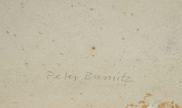 214/185 Kohlezeichnung Peter Burnitz – Bild 3