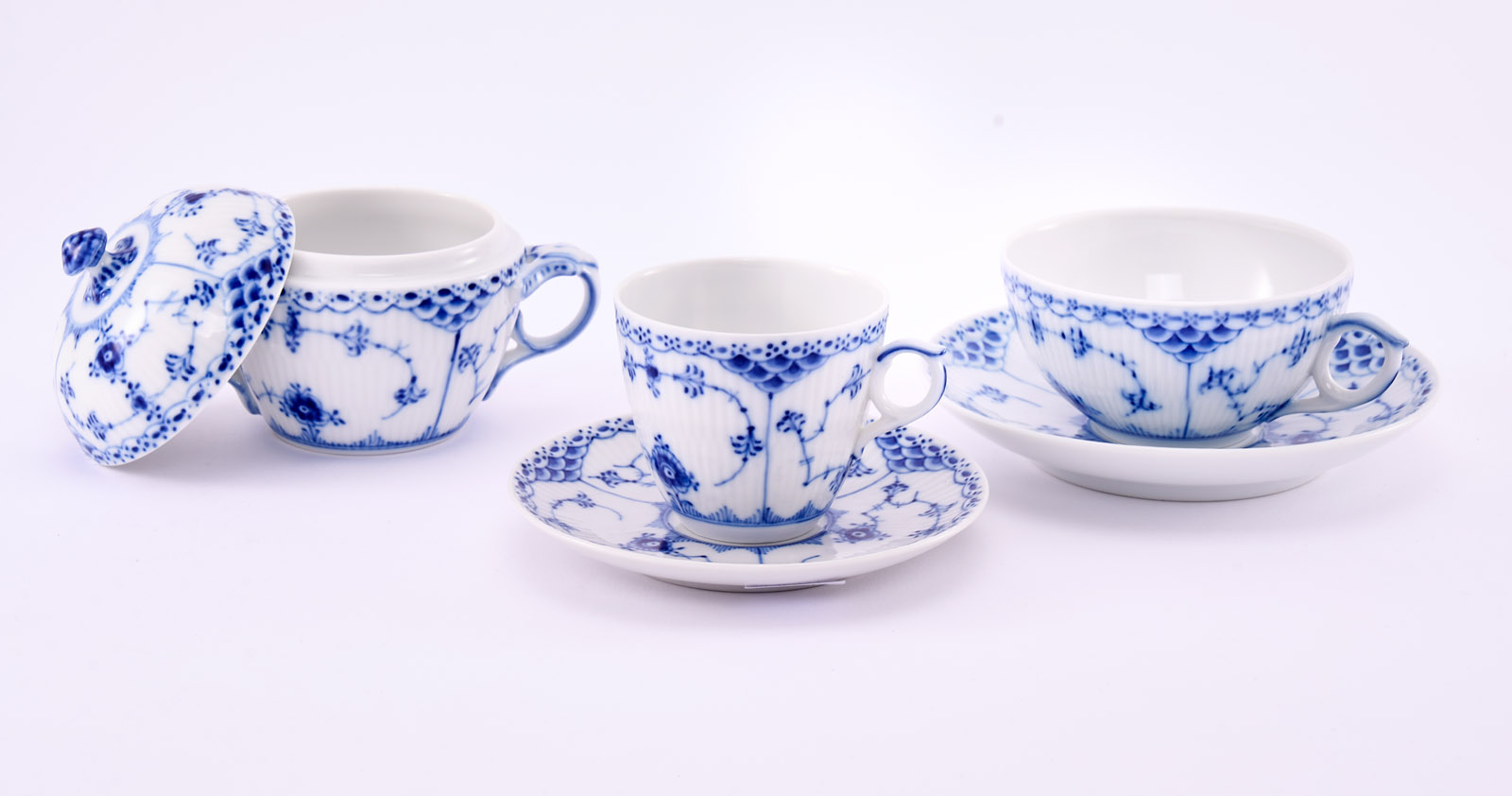 216/495 Kaffee-/ Speise-Service für mind. 6 Pers., Royal Copenhagen 2. Hälfte 20. Jh. – Bild 4