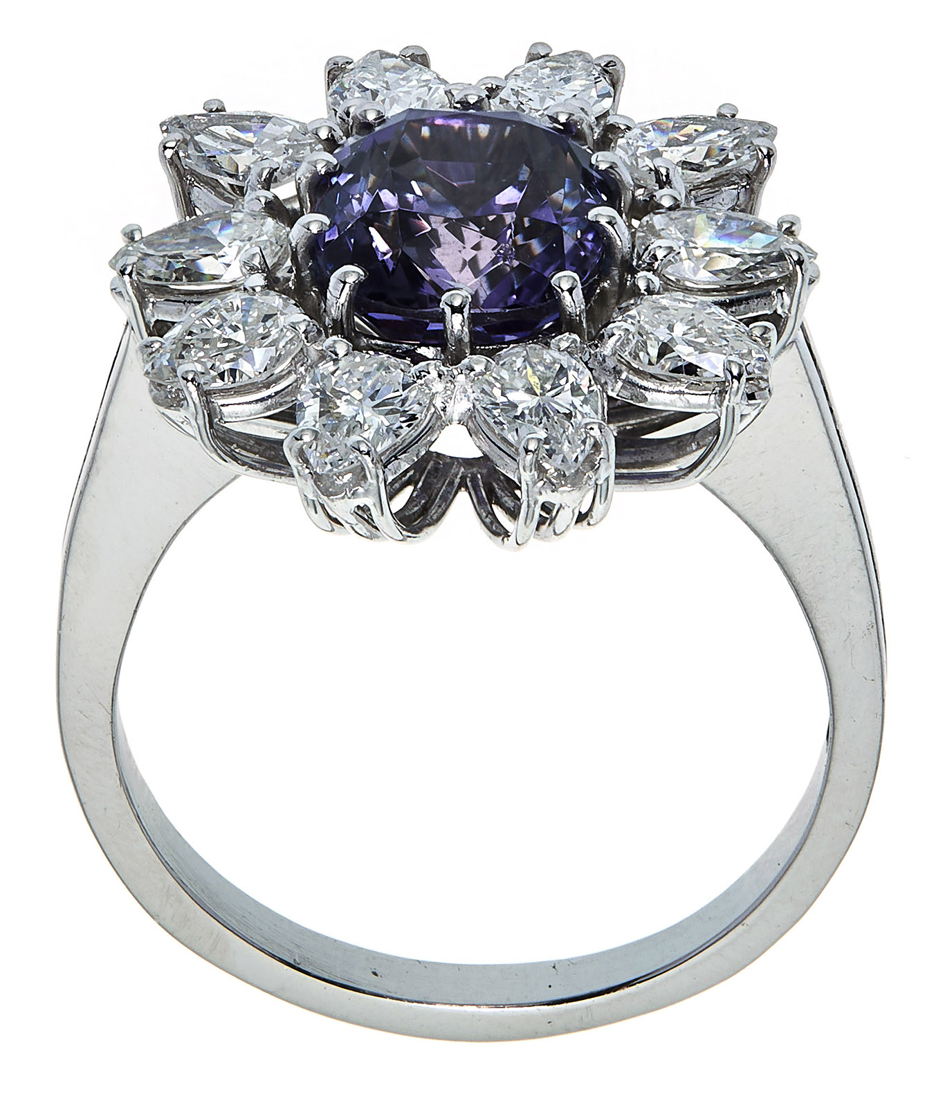 214/836 Tansanit-Diamant-Ring – Bild 2