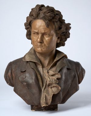 214/536 Gr. Büste "Beethoven", Goldscheider wohl Ende 19. Jh.