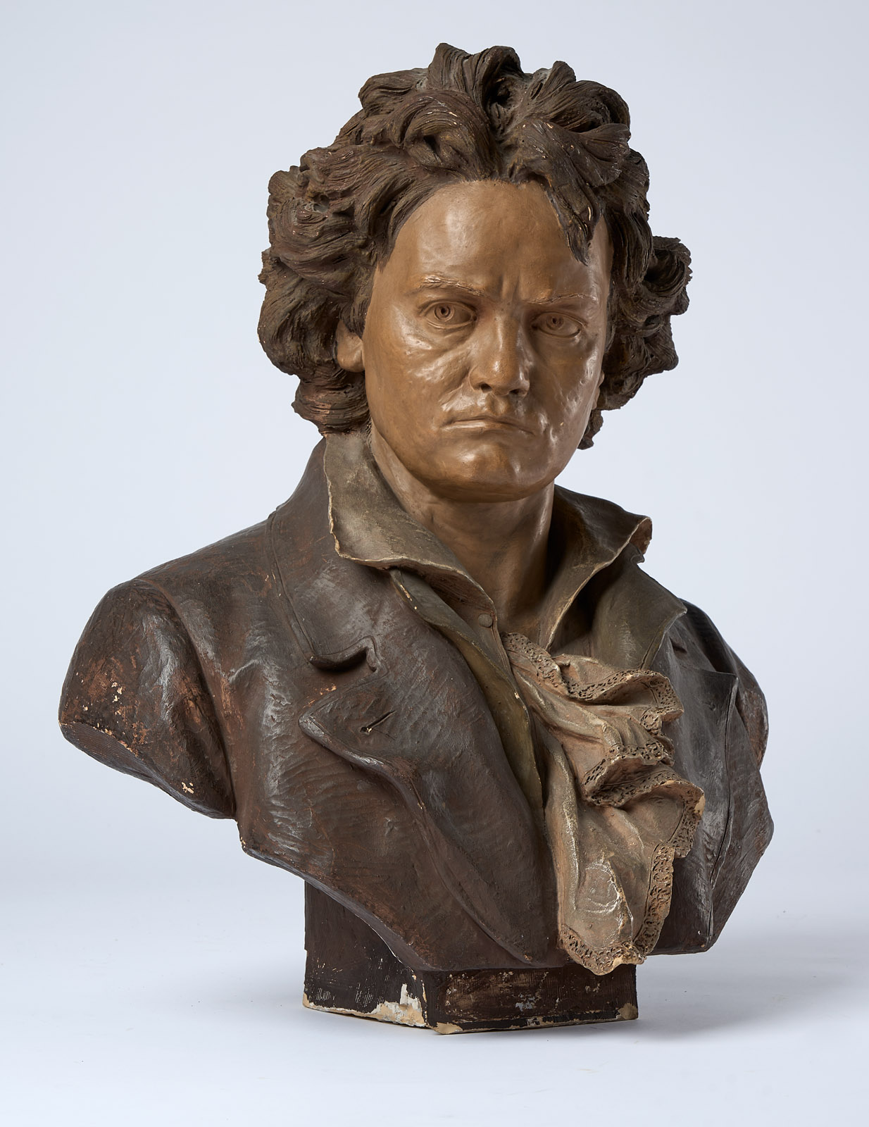 214/536 Gr. Büste "Beethoven", Goldscheider wohl Ende 19. Jh. – Bild 2