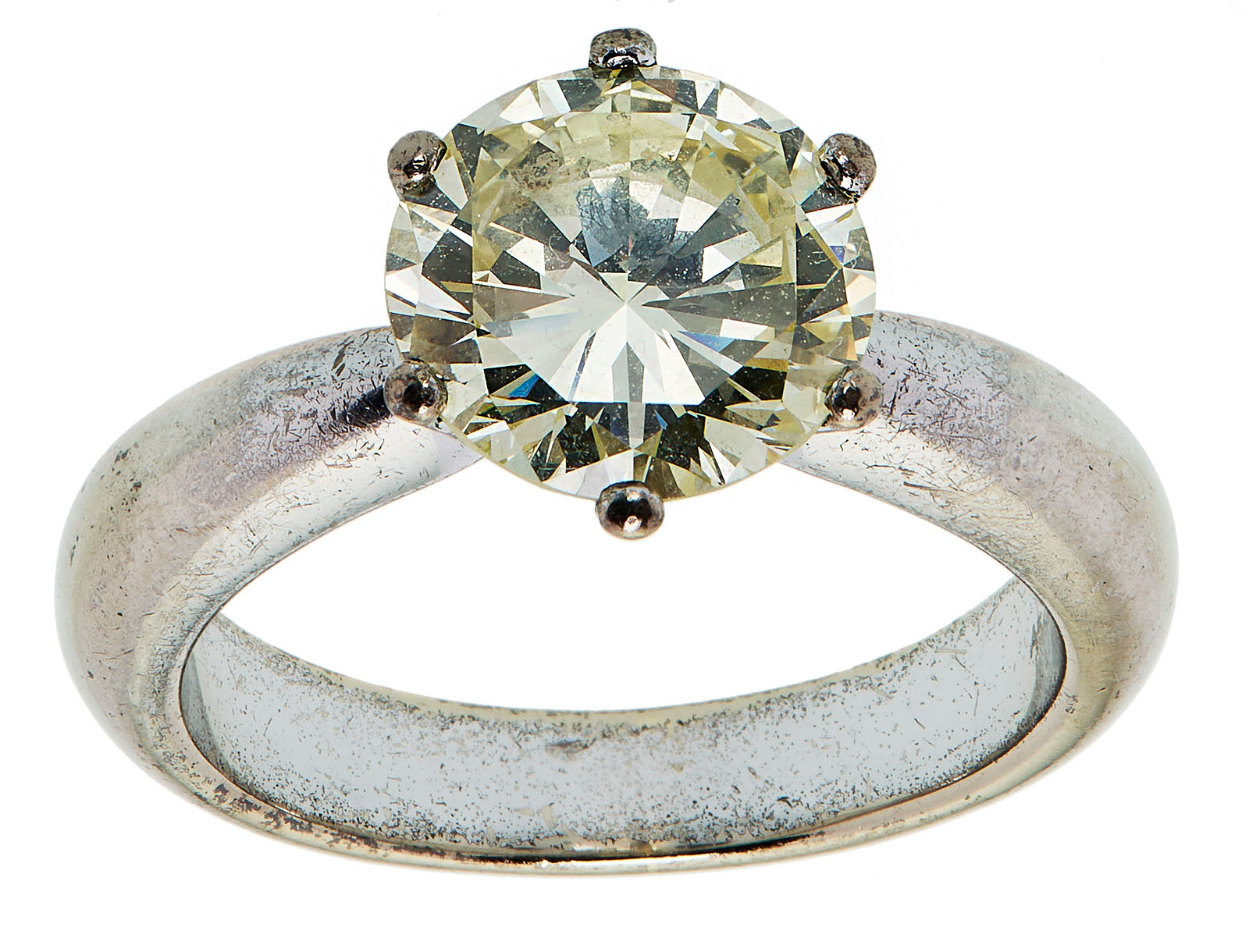 214/736: Gr. Brillant-Solitär-Ring