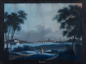 214/311 Gouache Vedutenmaler um 1850