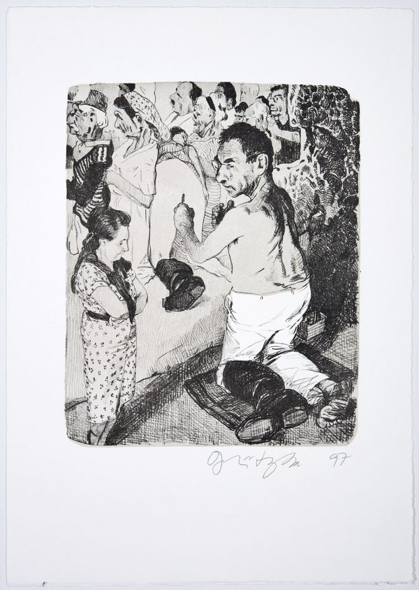 214/305 Lithographie Johannes Grützke