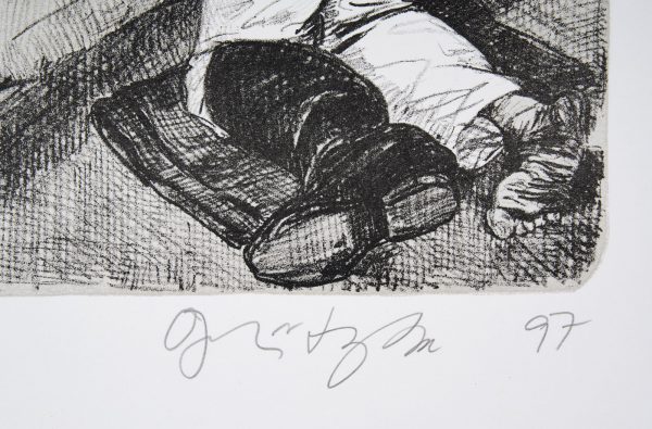 214/305 Lithographie Johannes Grützke – Bild 4